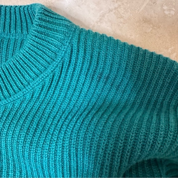 2000s Vintage Turquoise Eddie bauer Crewneck - Picture 3 of 6
